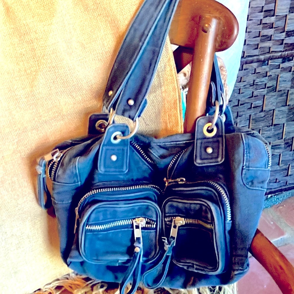 HOT multi seasonal trend DENIM Purse!